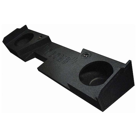 Q Power Qpower QBGMC122014DCAB 12 in. 2 Hole Sealed GM & Chevy 2014 - Current Double Cab Downfire Finished with Bed Liner QBGMC122014DCAB